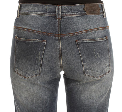 Jeans slim fit in misto cotone lavaggio blu Ermanno Scervino