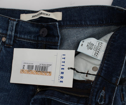 Jeans slim fit in misto cotone lavaggio blu Ermanno Scervino