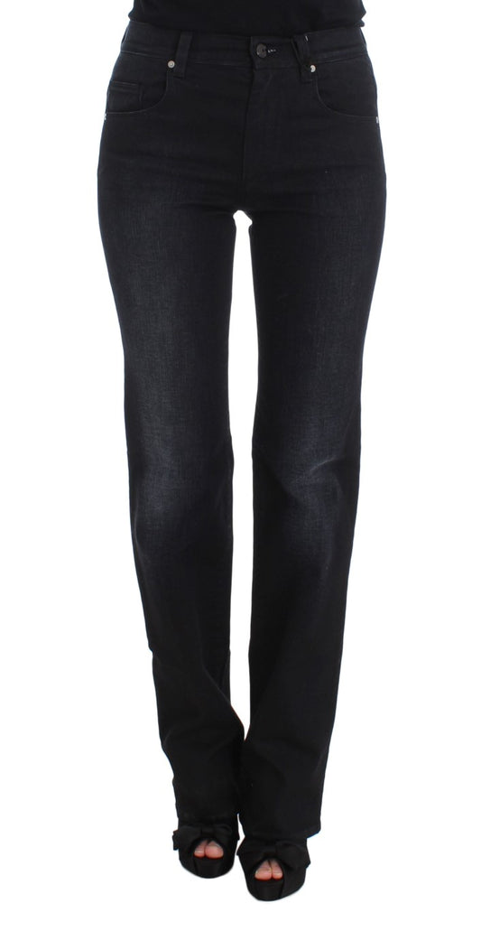 Jeans bootcut slim fit in misto cotone blu Ermanno Scervino
