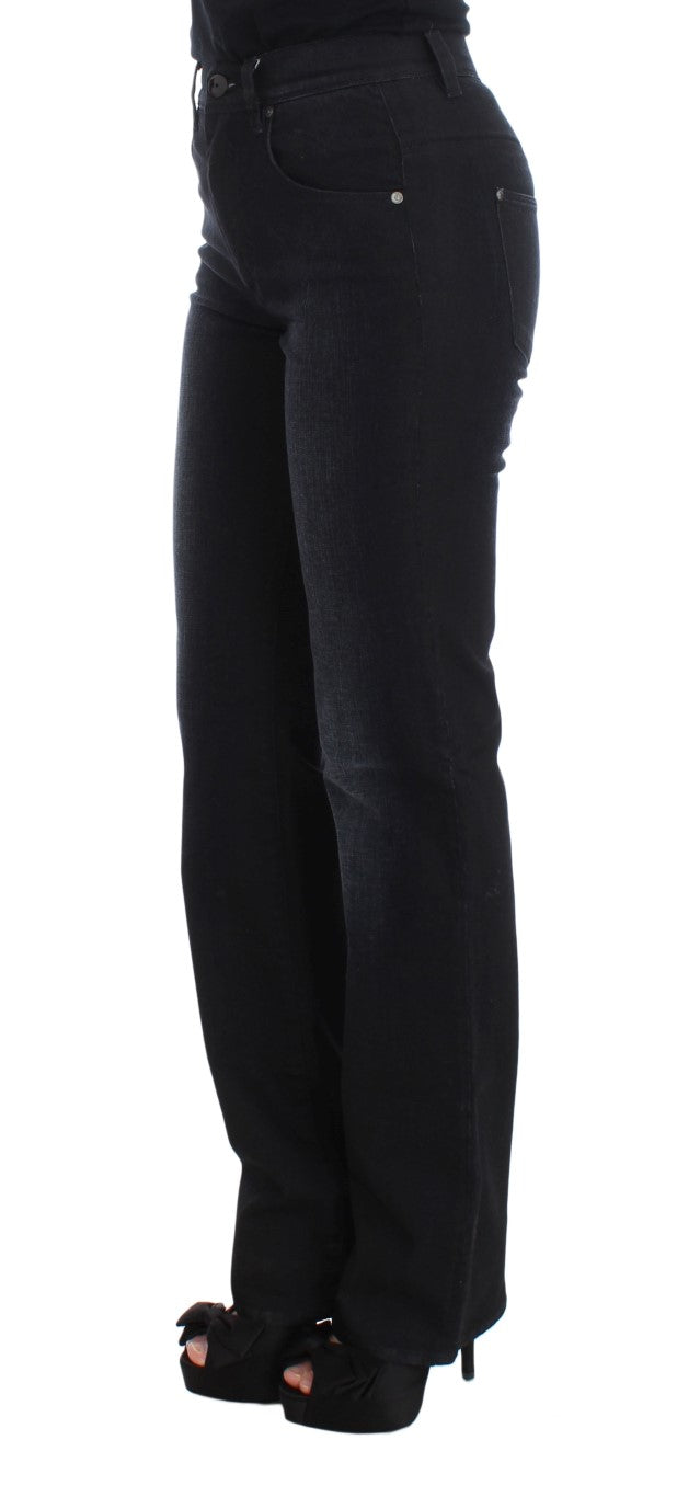 Jeans bootcut slim fit in misto cotone blu Ermanno Scervino
