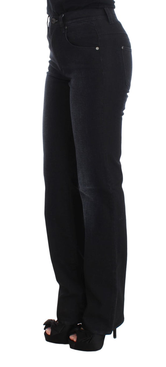 Jeans bootcut slim fit in misto cotone blu Ermanno Scervino
