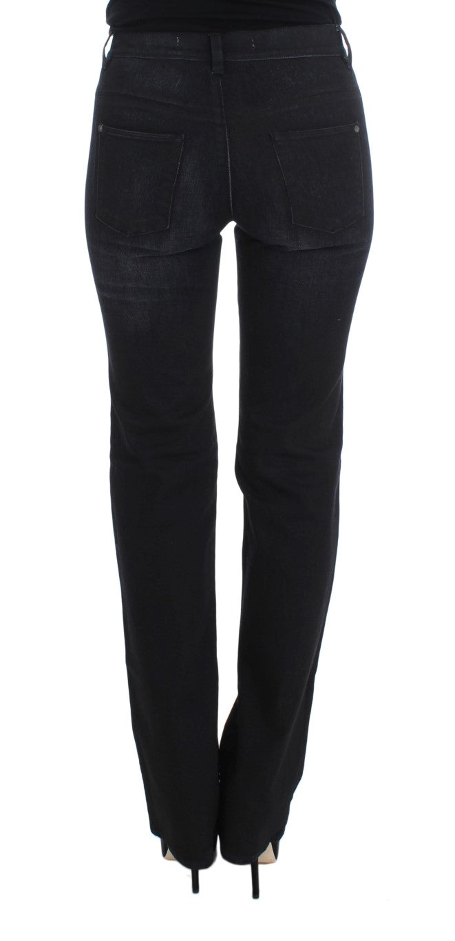 Jeans bootcut slim fit in misto cotone blu Ermanno Scervino
