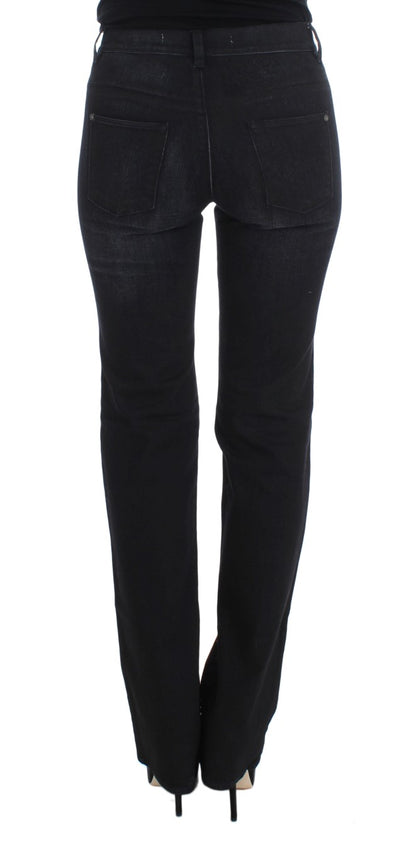 Jeans bootcut slim fit in misto cotone blu Ermanno Scervino