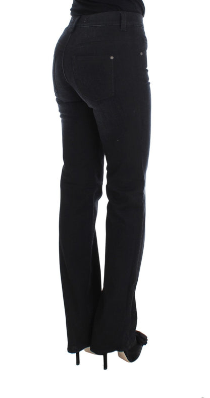 Jeans bootcut slim fit in misto cotone blu Ermanno Scervino