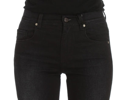 Jeans bootcut slim fit in misto cotone blu Ermanno Scervino