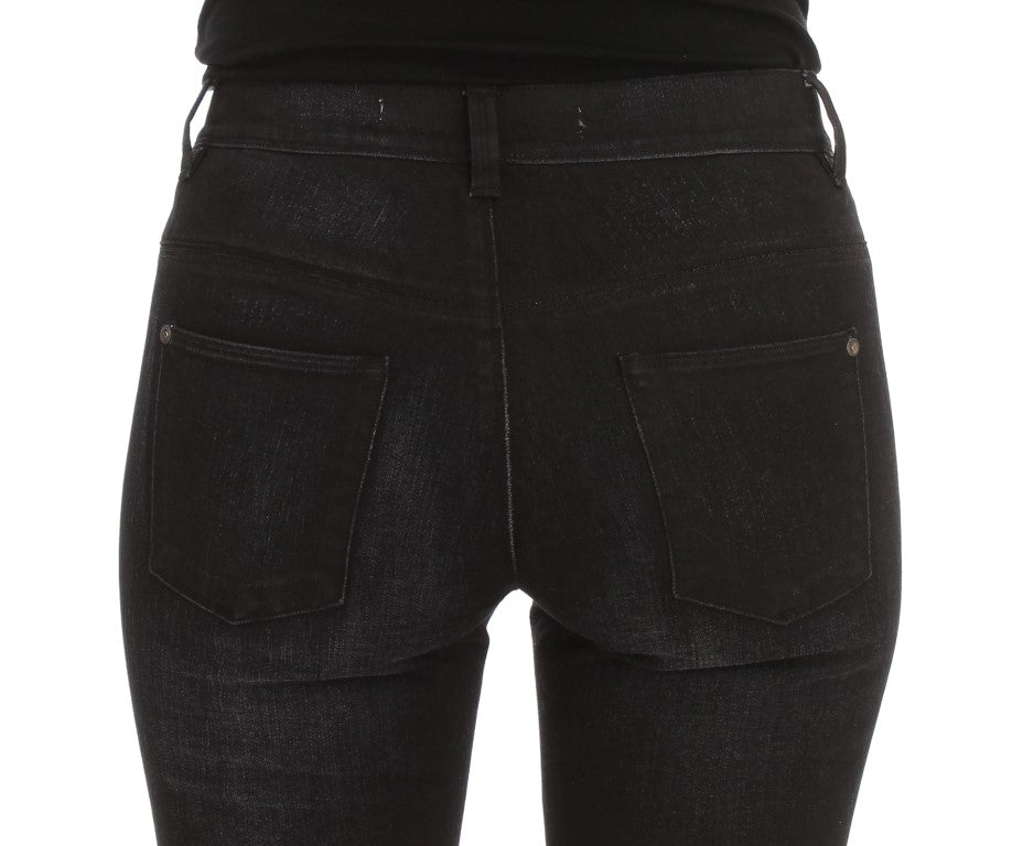 Jeans bootcut slim fit in misto cotone blu Ermanno Scervino
