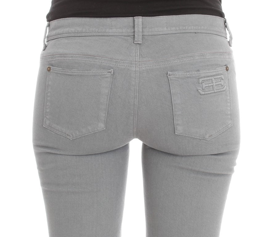 Jeans bootcut slim fit in misto cotone blu Ermanno Scervino
