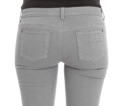 Jeans bootcut slim fit in misto cotone blu Ermanno Scervino
