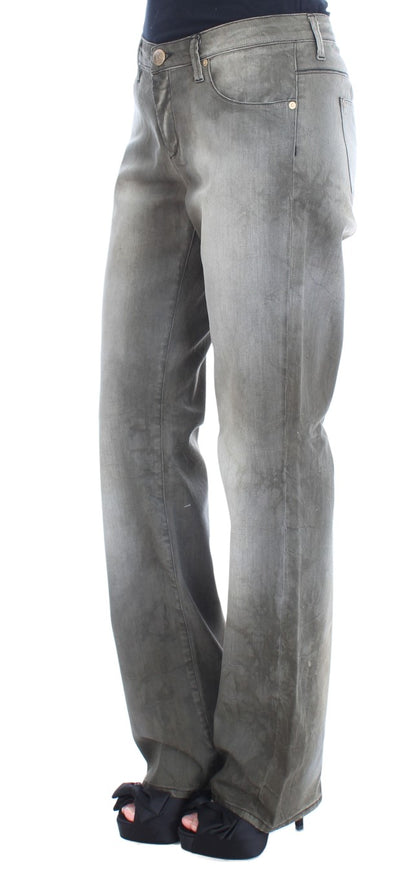Jeans boyfriend larghi in misto cotone grigio Ermanno Scervino