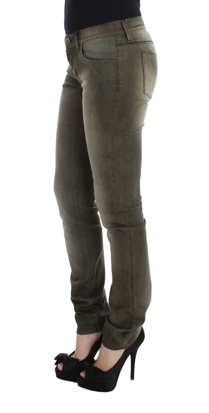 Jeans slim fit in misto cotone lavaggio grigio Ermanno Scervino