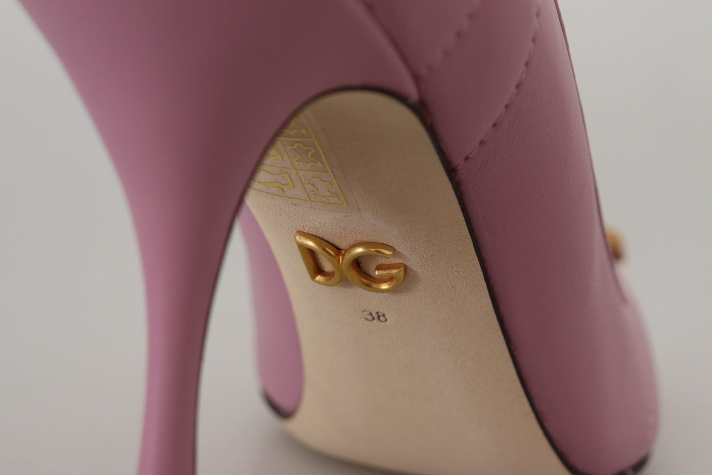 Scarpe con tacco a spillo DEVOTION in pelle rosa Dolce &amp; Gabbana