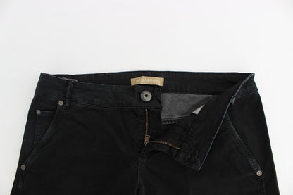 Ermanno Scervino Jeans Slim Blu Pantaloni in Denim Skinny Leg Straight