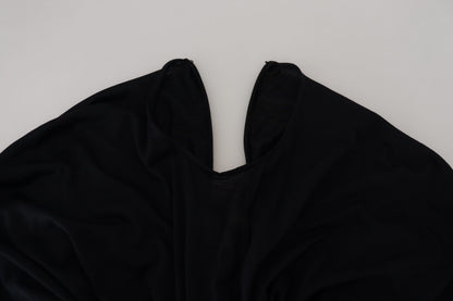 Dolce &amp; Gabbana Abito midi in lana con tubino nero