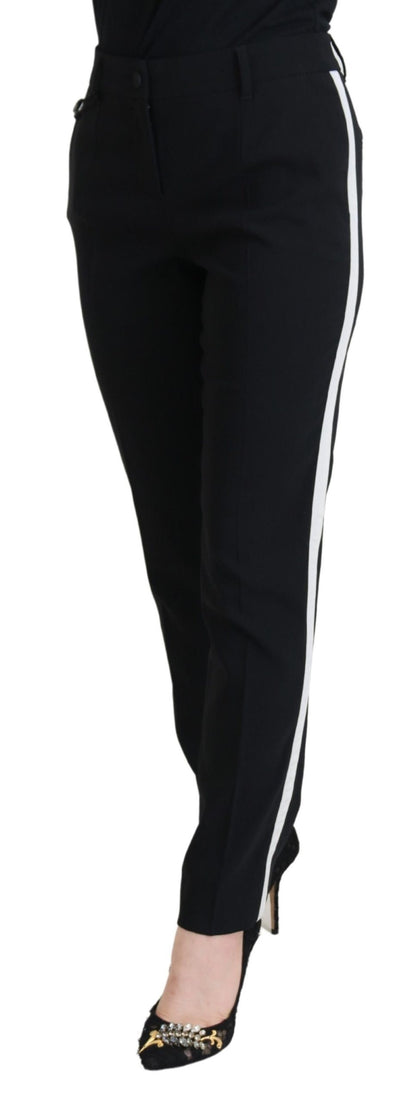 Pantaloni neri a vita alta da donna Dolce &amp; Gabbana