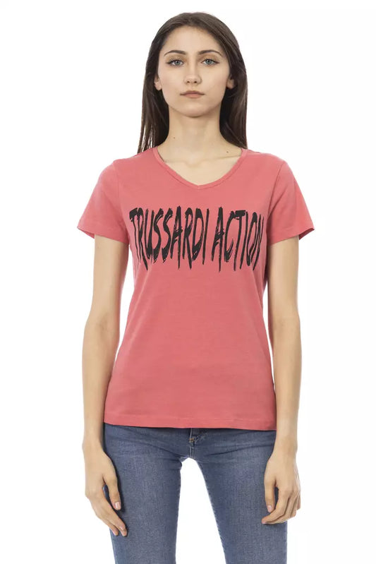 Top da donna in cotone multicolore Trussardi Action