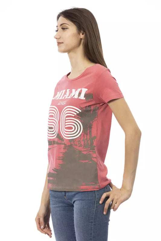 T-shirt da donna in cotone multicolore Trussardi Action