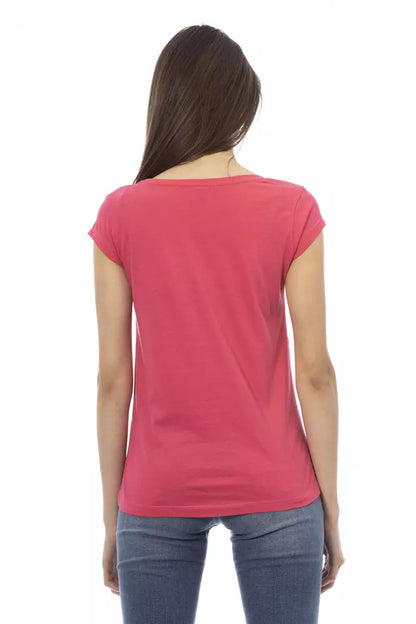 T-shirt da donna in cotone multicolore Trussardi Action