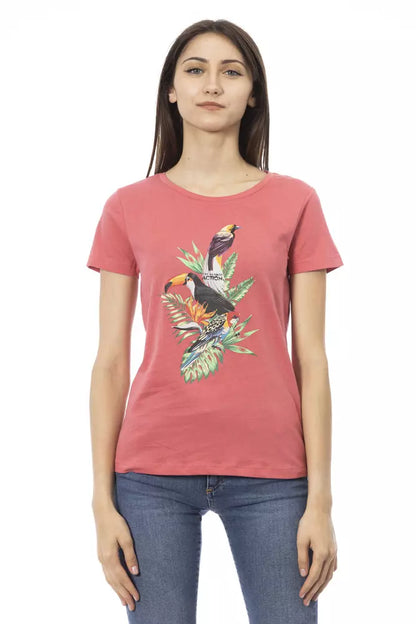 T-shirt da donna in cotone multicolore Trussardi Action