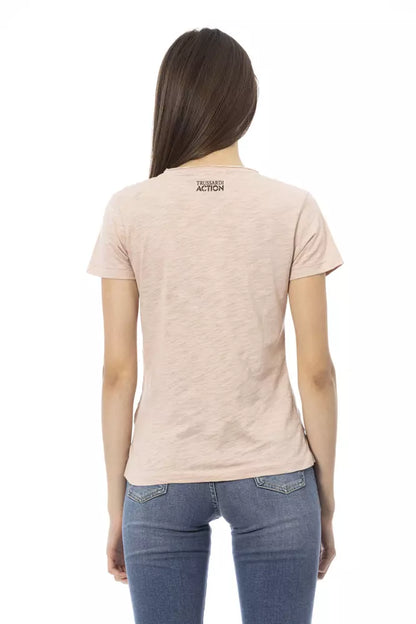 T-shirt da donna in cotone multicolore Trussardi Action