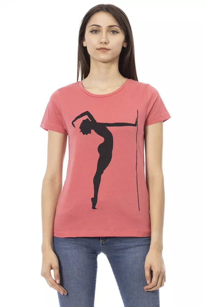 T-shirt da donna in cotone multicolore Trussardi Action