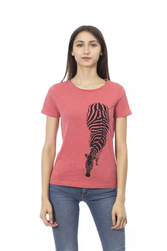 T-shirt da donna in cotone multicolore Trussardi Action