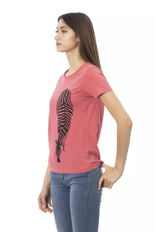 T-shirt da donna in cotone multicolore Trussardi Action