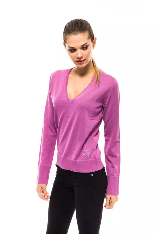 Maglione da donna in lana multicolore Montana Blu