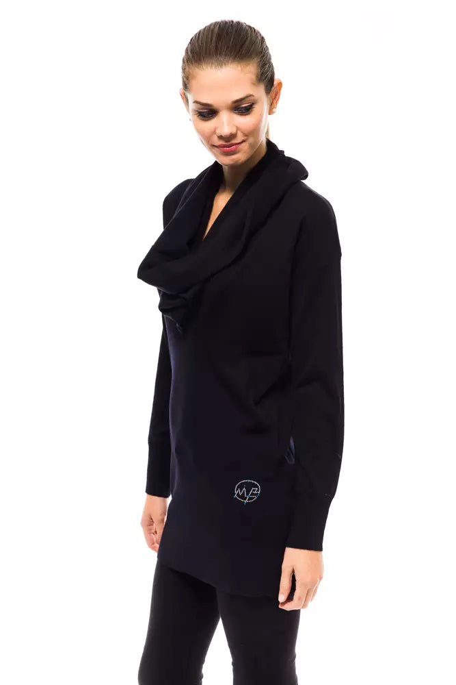 Maglione da donna in lana blu Montana Blu