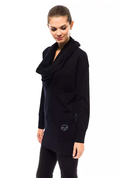 Maglione da donna in lana blu Montana Blu