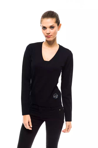 Maglione da donna in lana blu Montana Blu