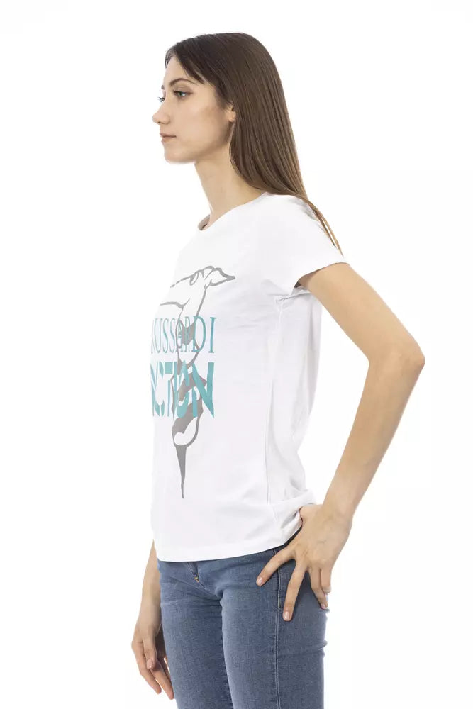 T-shirt Trussardi Action in cotone bianco