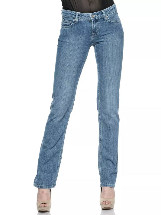 Jeans da donna in cotone azzurro Ungaro Fever