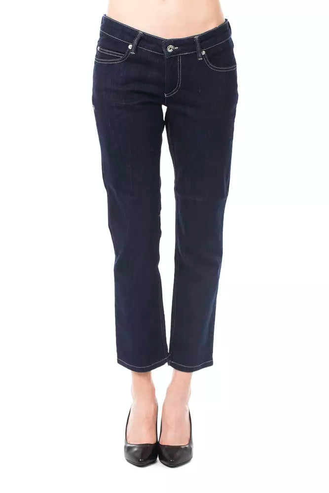 Jeans Capri da donna in cotone blu Fever di Ungaro