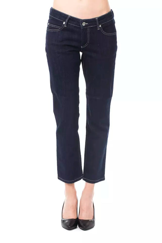 Jeans Capri da donna in cotone blu Fever di Ungaro