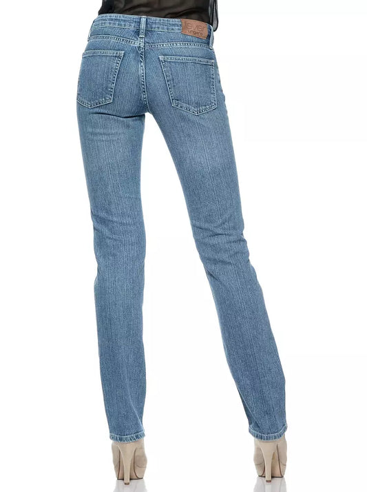 Jeans da donna in cotone azzurro Ungaro Fever