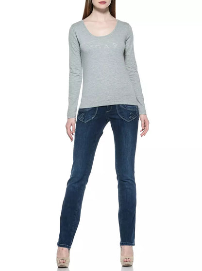 Jeans da donna in cotone blu Ungaro Fever