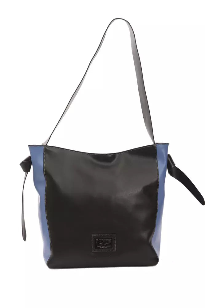 Borsa a tracolla da donna in pelle nera Pompei Donatella