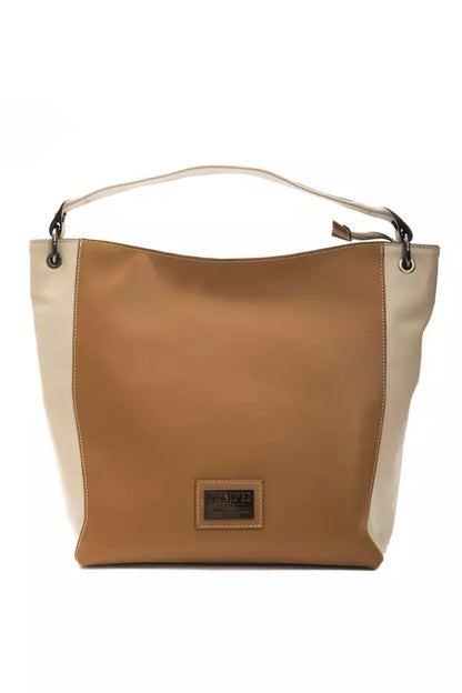 Borsa a tracolla da donna in pelle marrone Pompei Donatella