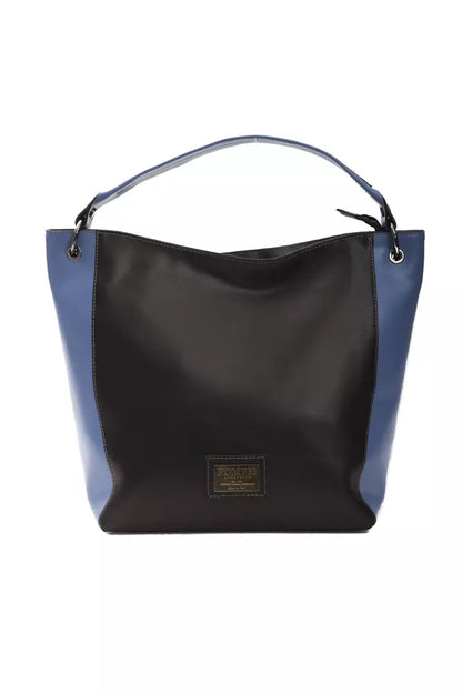 Borsa a tracolla da donna in pelle nera Pompei Donatella