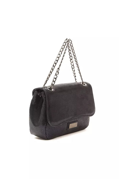 Borsa a tracolla da donna in pelle blu Donatella Pompei
