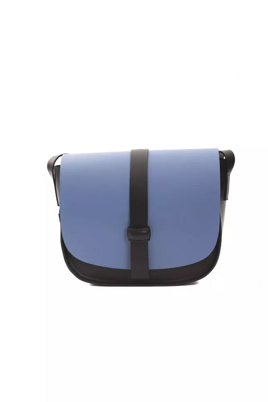 Borsa a tracolla da donna in pelle blu Donatella Pompei