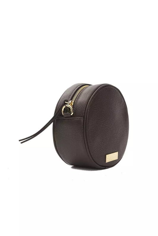 Borsa a tracolla da donna in pelle marrone Donatella Pompei