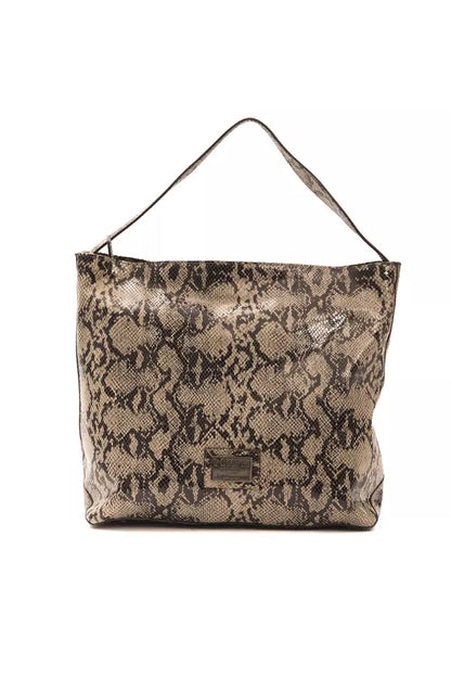 Borsa a tracolla da donna in pelle marrone Pompei Donatella