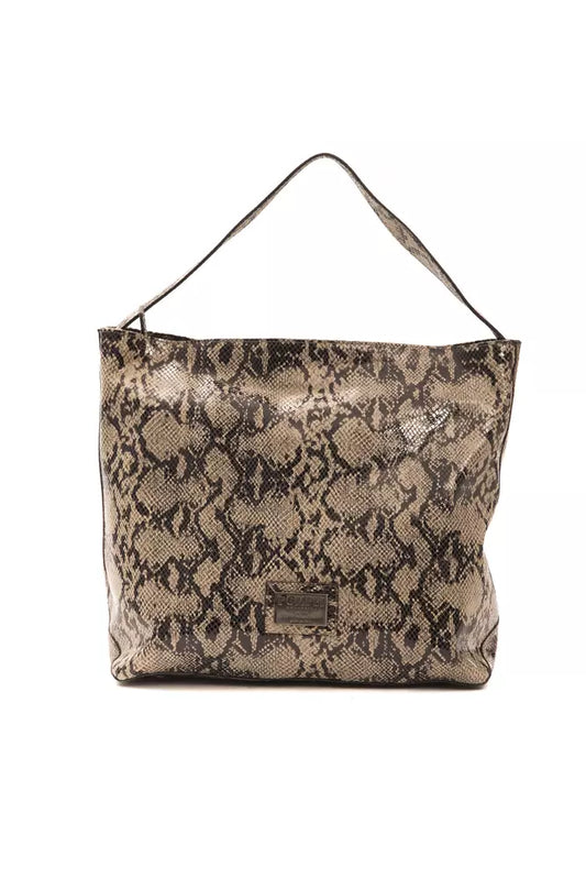 Borsa a tracolla da donna in pelle marrone Pompei Donatella