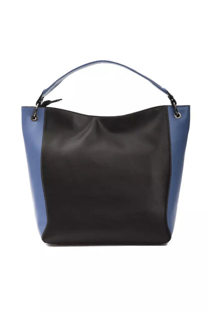 Borsa a tracolla da donna in pelle nera Pompei Donatella