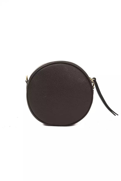Borsa a tracolla da donna in pelle marrone Donatella Pompei