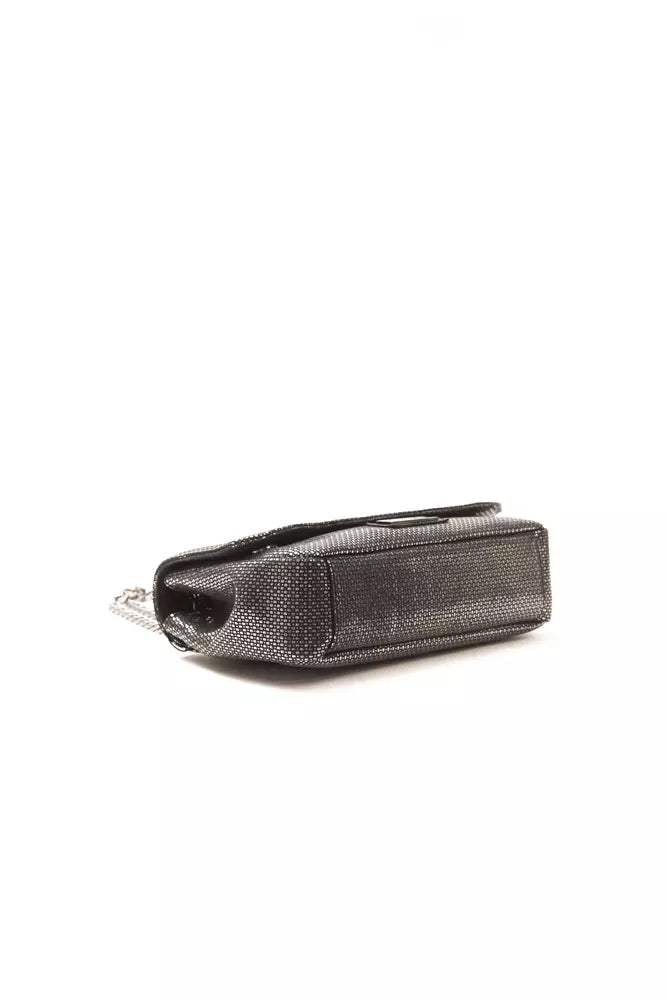 Borsa a tracolla da donna in pelle grigia Pompei Donatella
