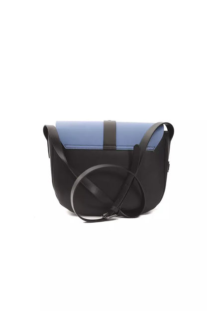 Borsa a tracolla da donna in pelle blu Donatella Pompei