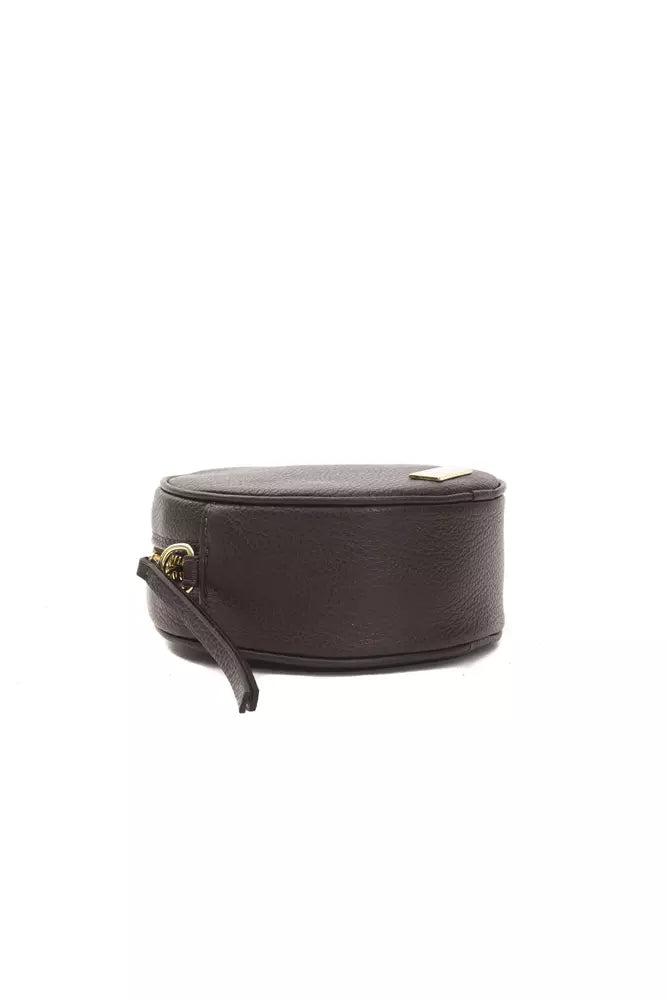 Borsa a tracolla da donna in pelle marrone Donatella Pompei