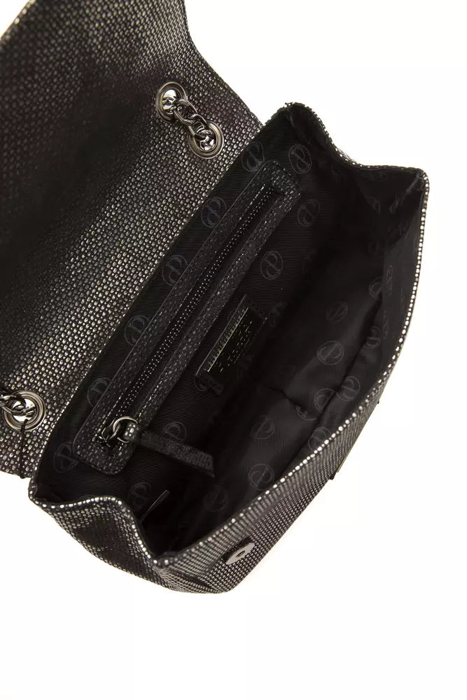 Borsa a tracolla da donna in pelle grigia Pompei Donatella